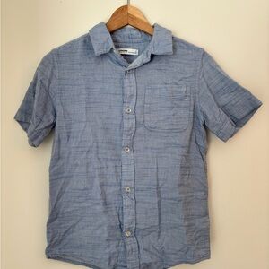 Sonoma Blue Casual Button Down Shirt Lightweight